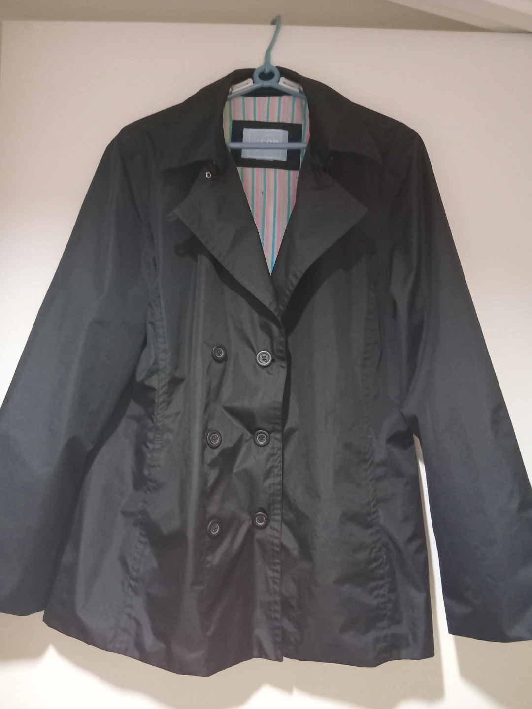 ISPO Black Double-Breasted Jacket - photo 4