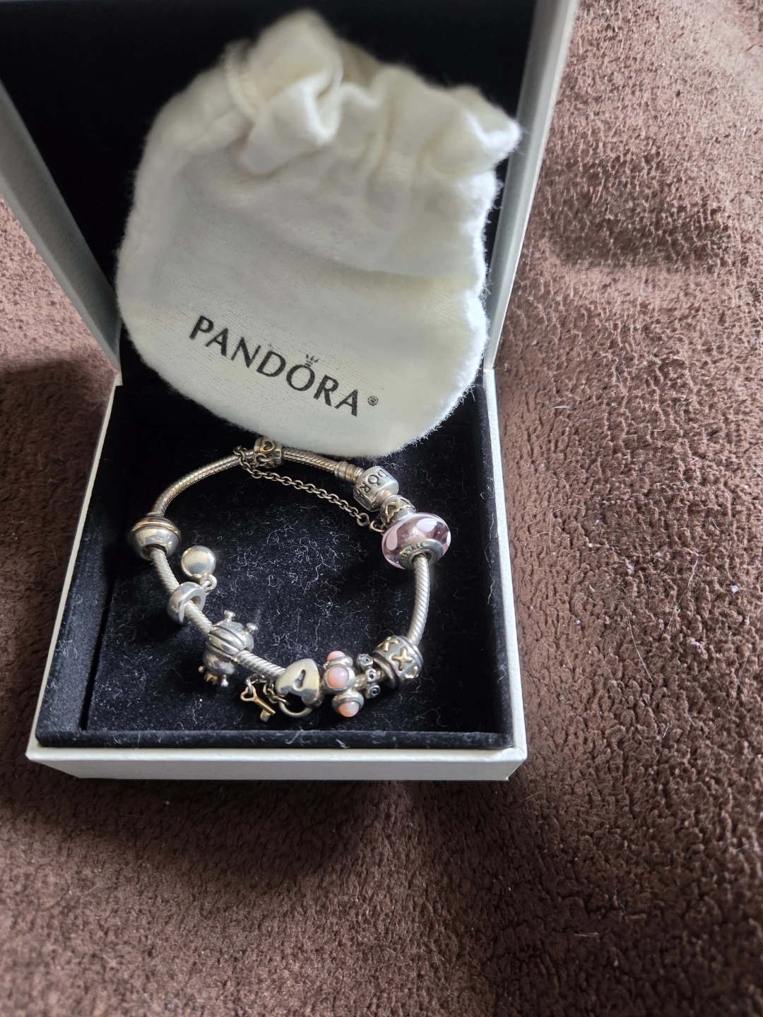 Pandora Sterling Silver Charm Bracelet with Charms - photo 2