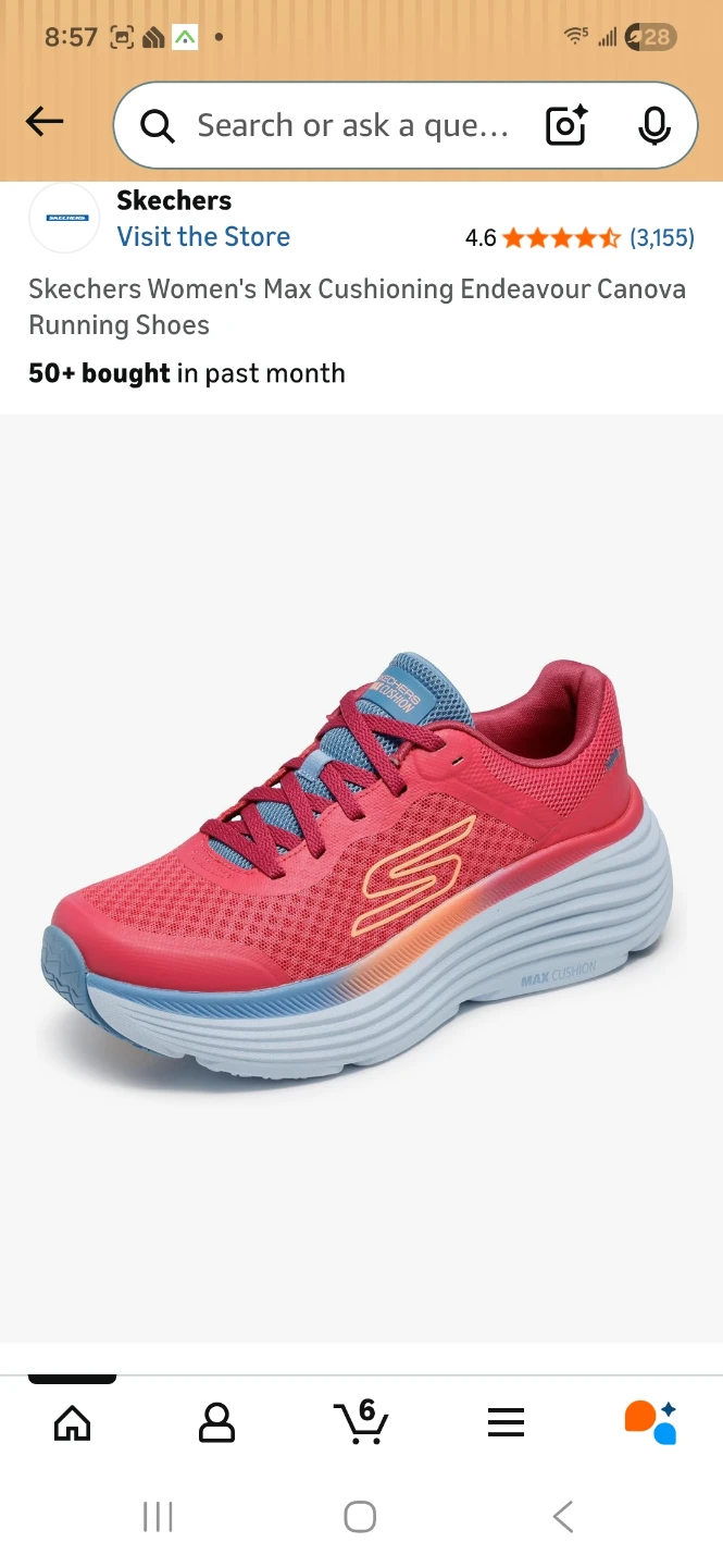 Skechers GOrun Max Cushioning Endeavour Women's Running Shoes