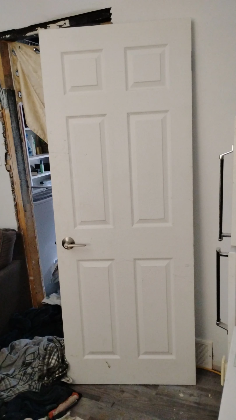 2... White 6-Panel Interior Door 30" x 80"
