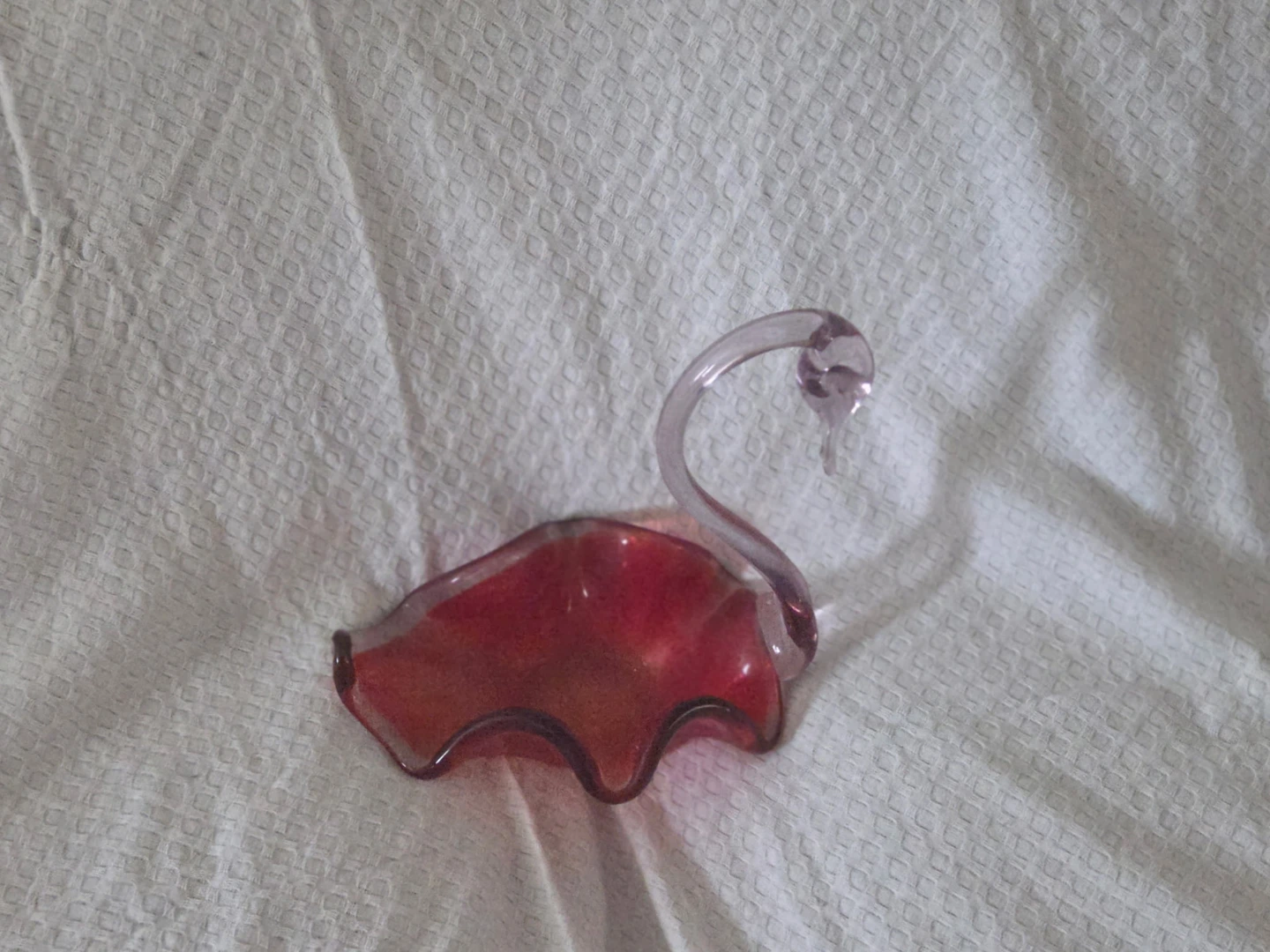 Swan candy dish $8