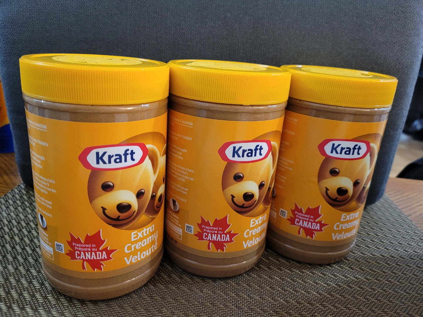 Kraft Extra Creamy Peanut Butter - 3 Jars