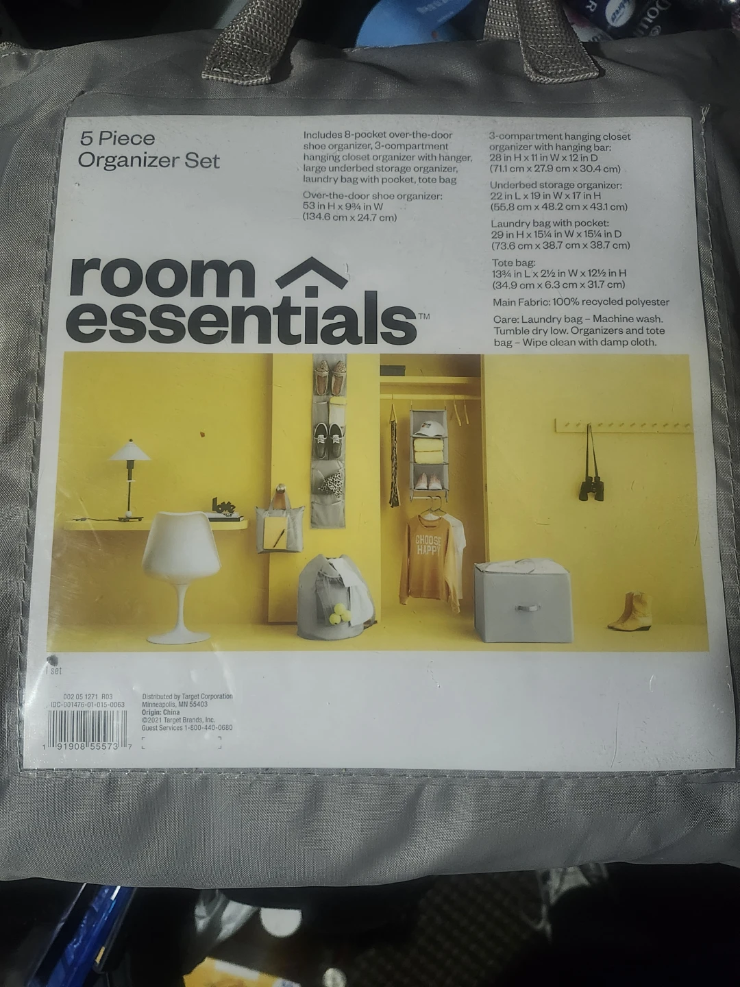 Room Essentials 5 Piece Organizer Set