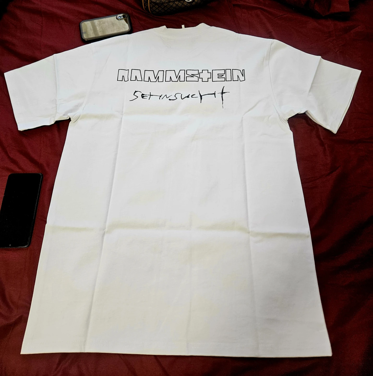 T-shirt blanc coton lourd - photo 4