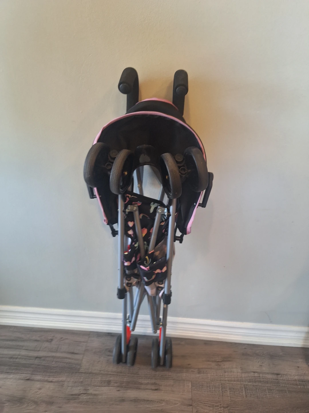 Umbrella Stroller Pink Flamingo Print - photo 5