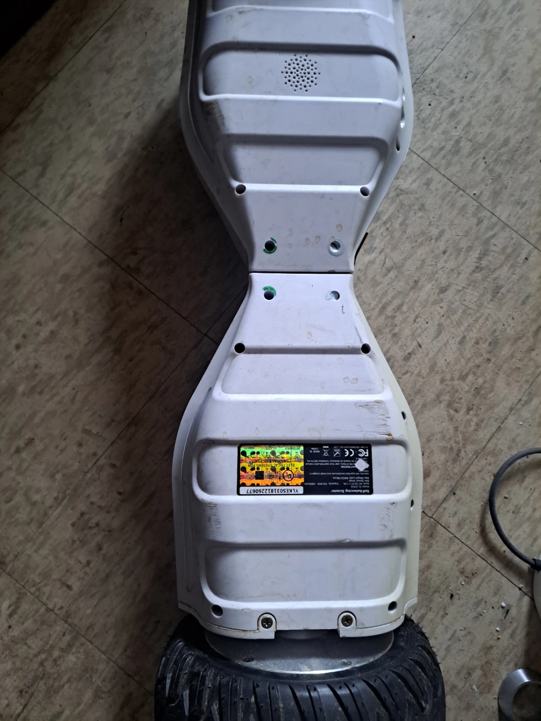 White Hoverboard