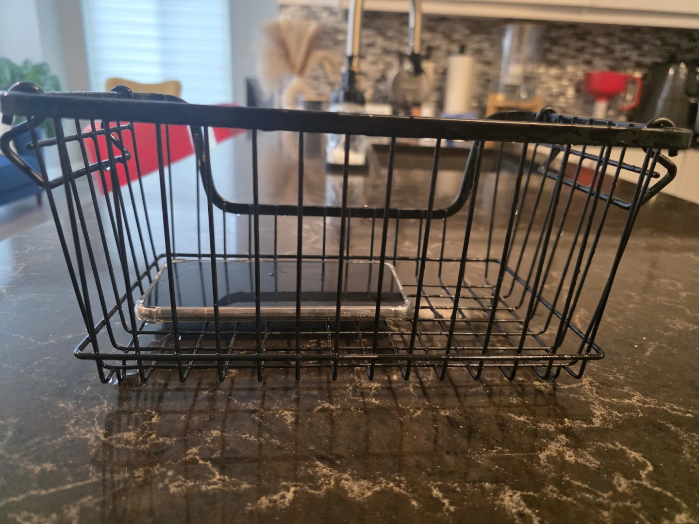 Black Wire Storage Basket - photo 4