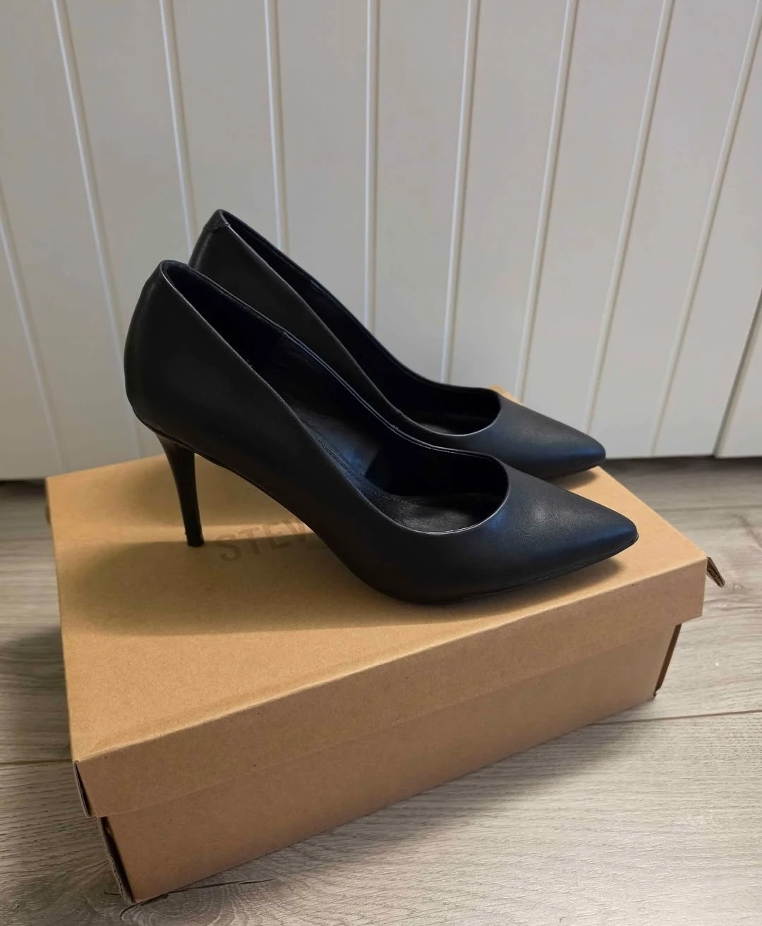 Steve Madden Attract Black PU Pumps - Size 7 - photo 2
