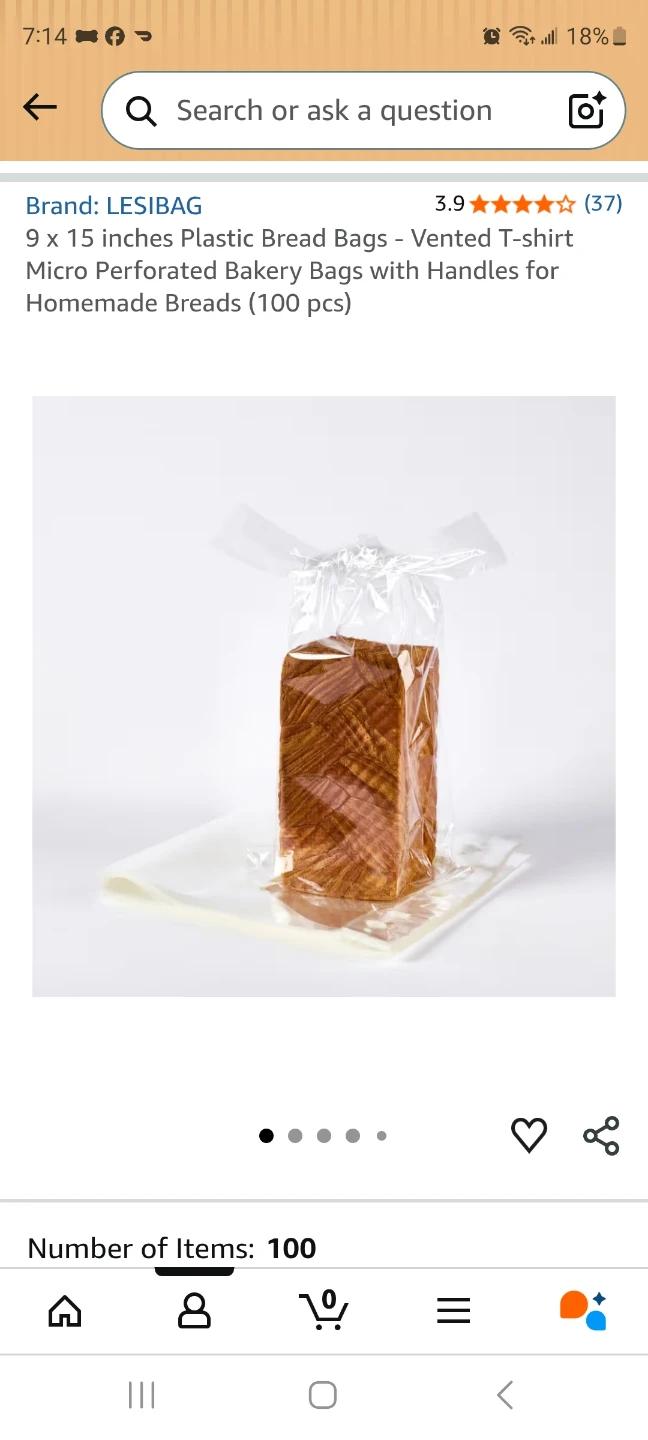 Micro perforated bread bags