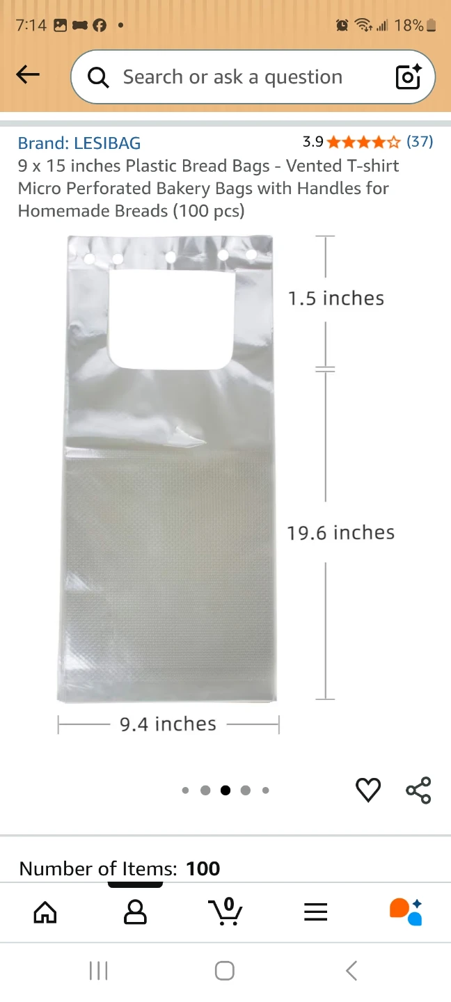 Micro perforated bread bags - photo 2