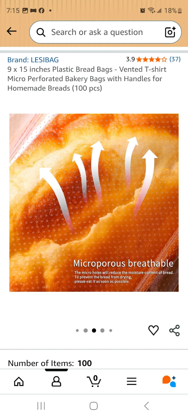 Micro perforated bread bags - photo 4