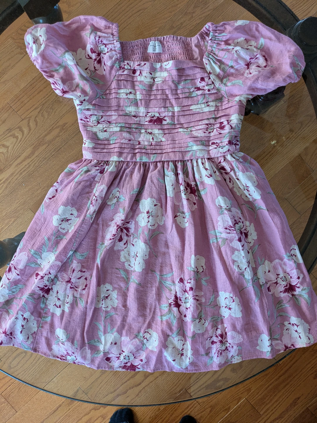 Abercrombie Kids Pink Floral Dress Size 11/12