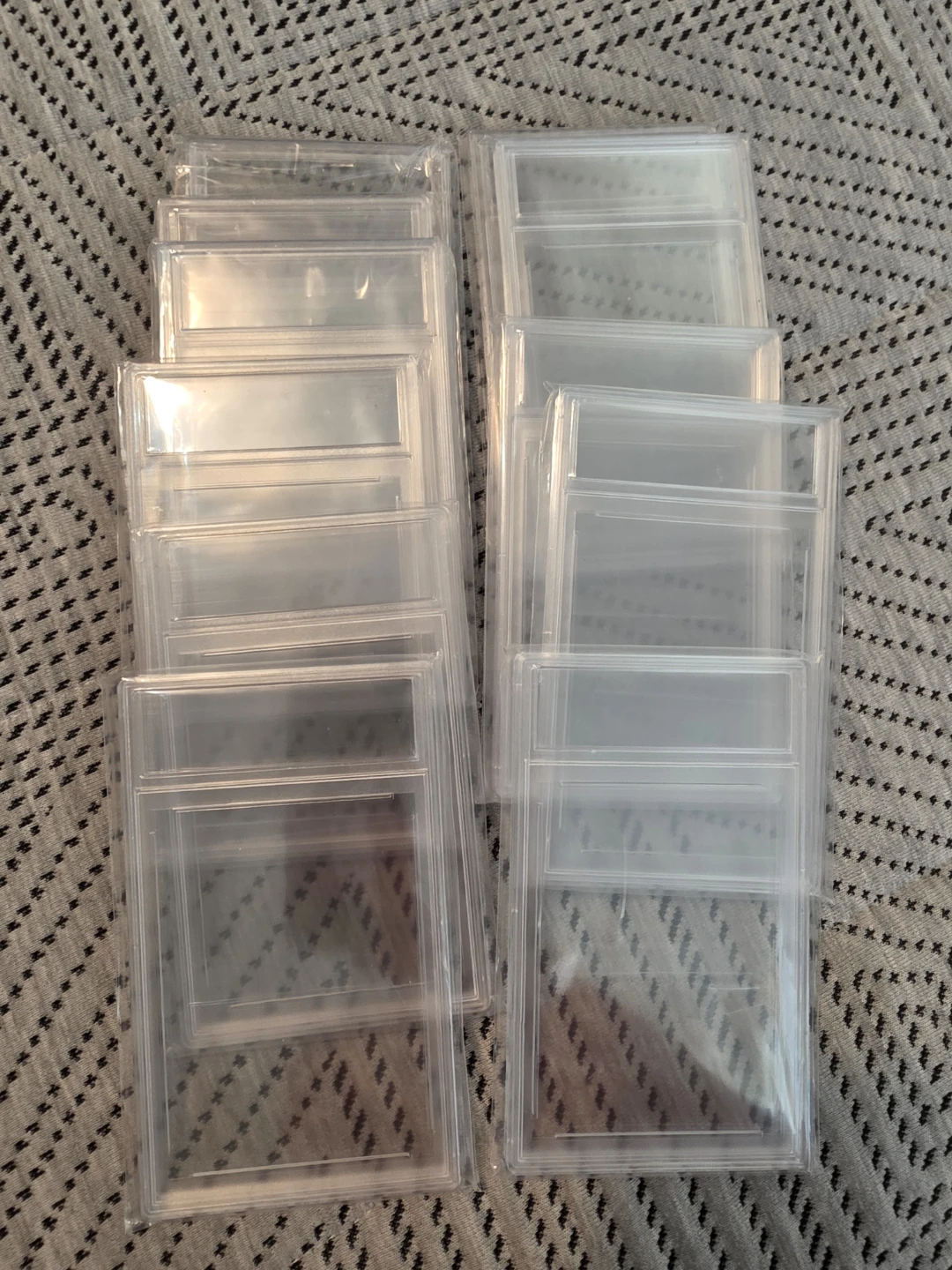 Card slabs empty and customizable - Lot of 12