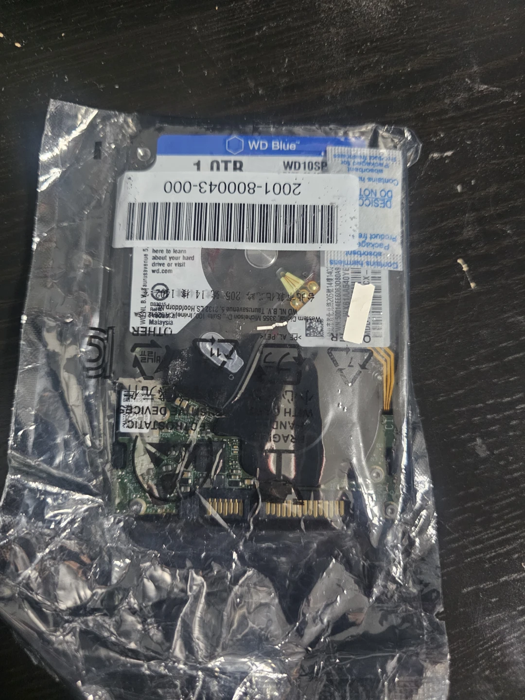 WD Blue Slim 1TB Internal Hard Drive - photo 2