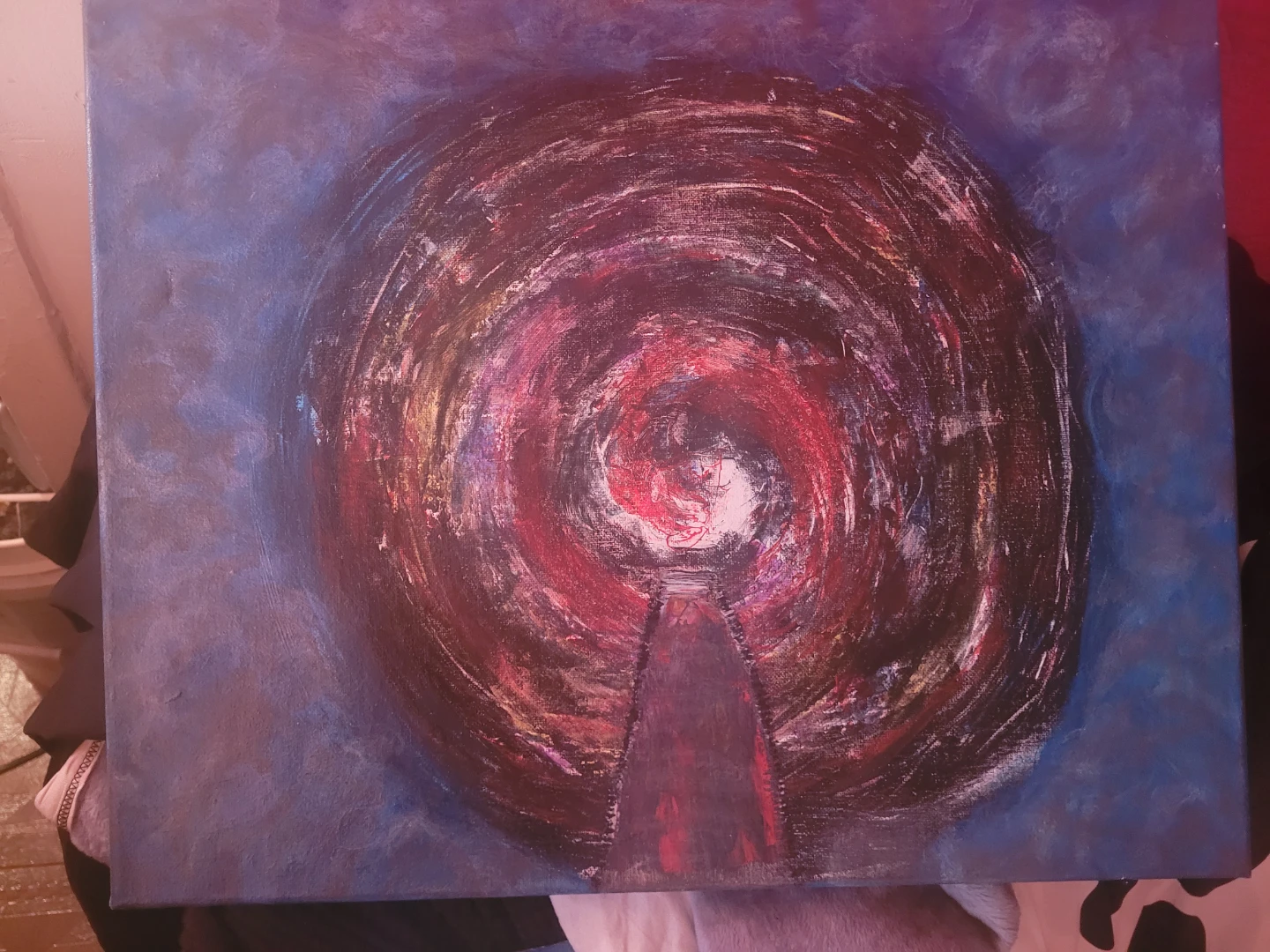 Abstract Spiral Painting (Alcan Art)