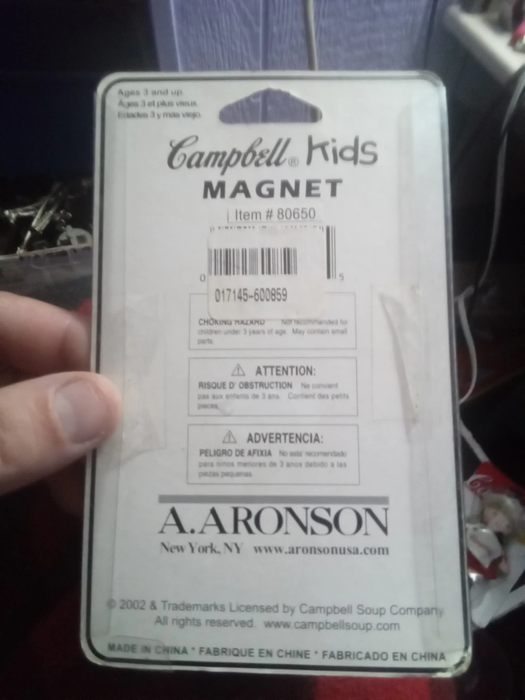 Campbell Kids Magnet #80650 - photo 4