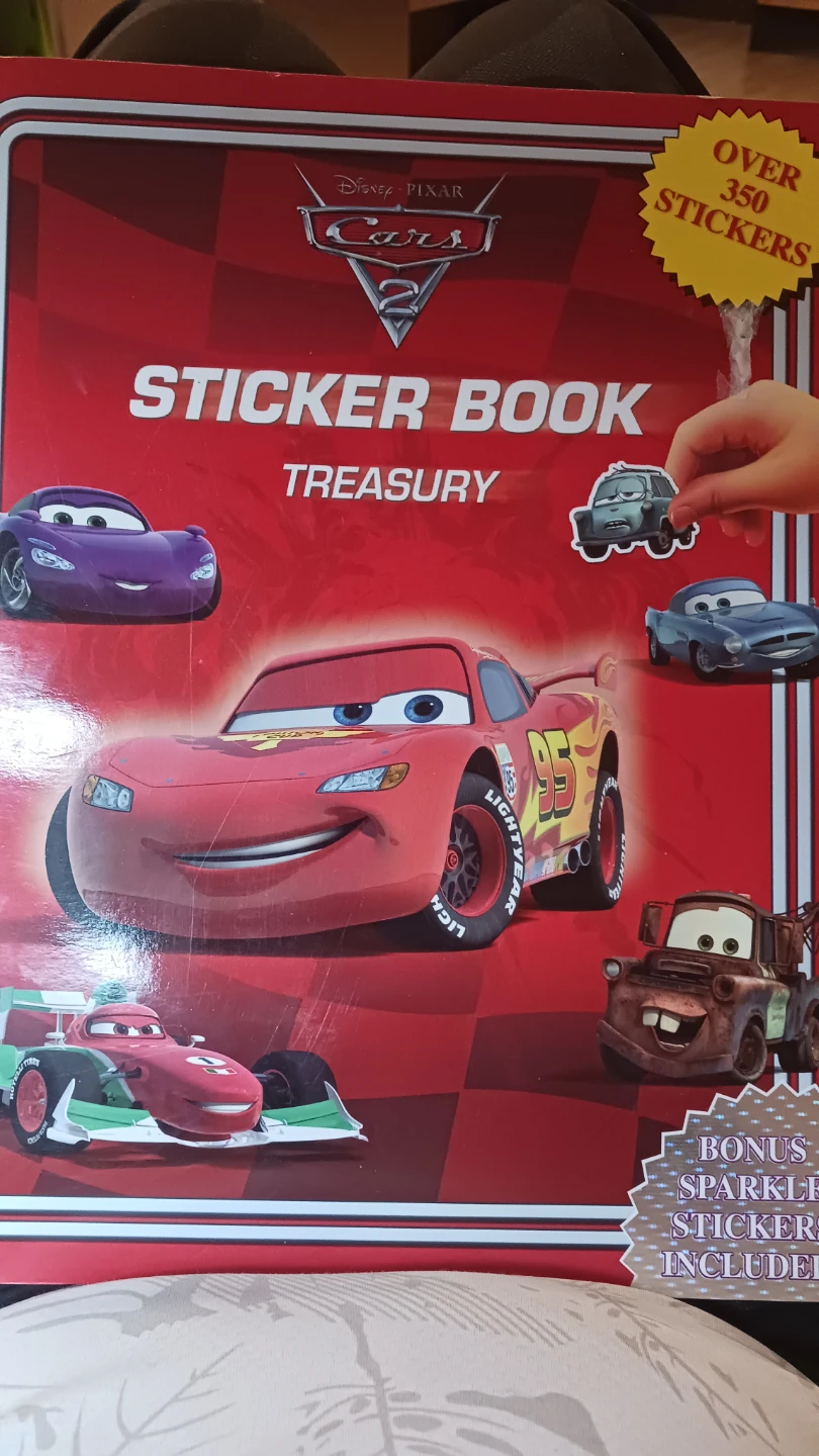 Disney Pixar Cars 2 Sticker Book Treasury