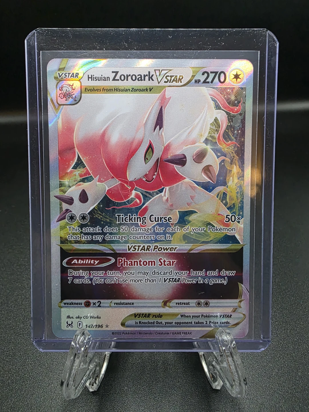 Hisuian Zoroark VSTAR Pokémon Card