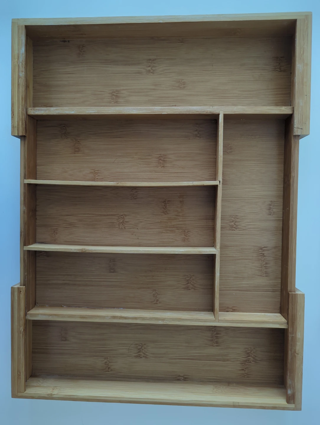 Bamboo Cutlery Organizer Tray Expandable - photo 4