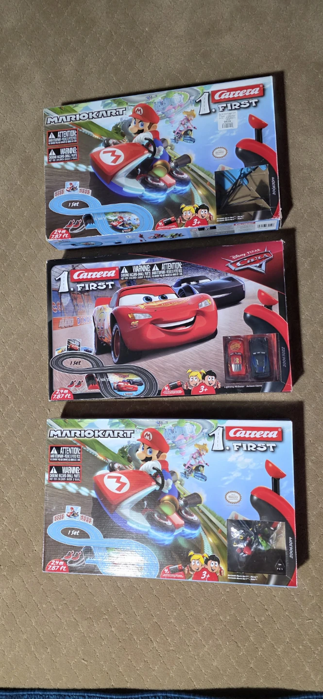 Carrera FIRST Slot Car Track Sets (Mario Kart & Cars)