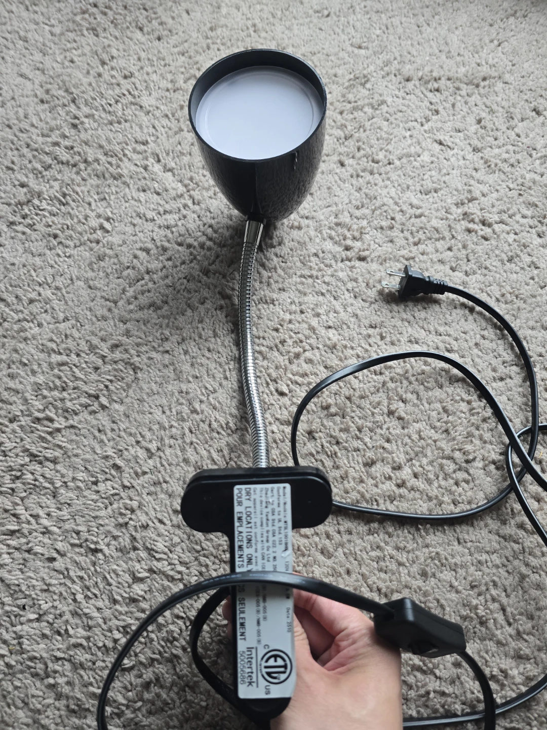 ENERGETIC LIGHTING Clip on Light for Bed - photo 3