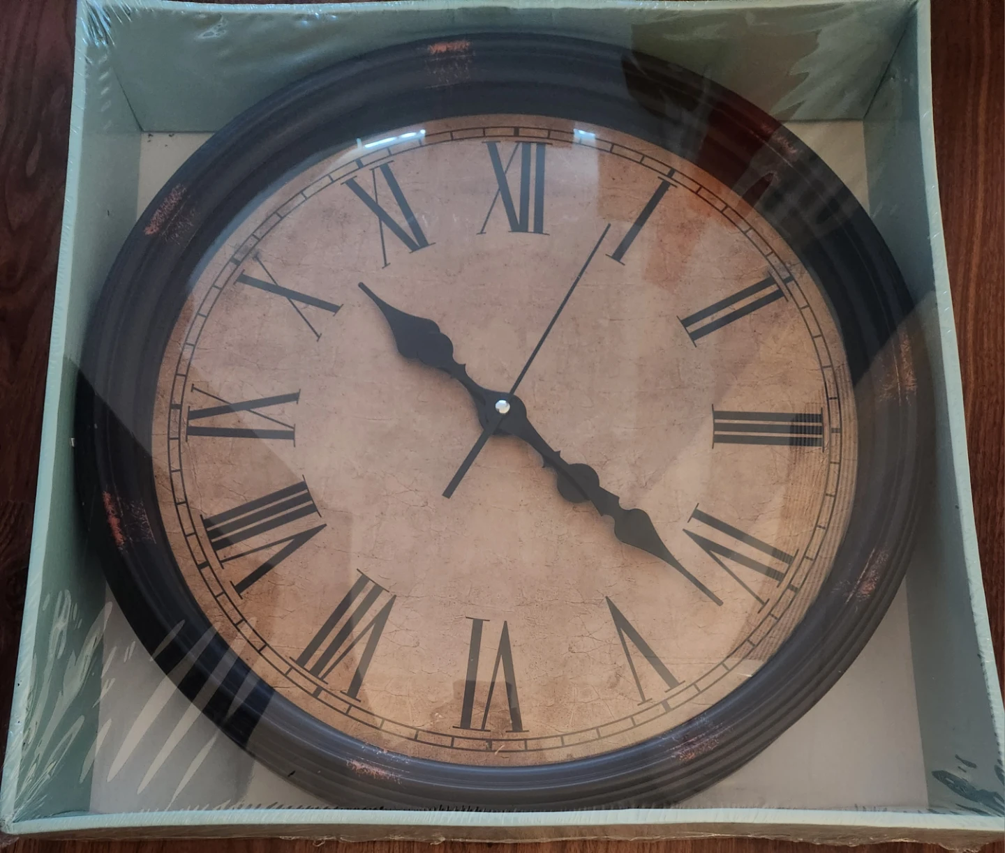 New Rustic Roman Numeral Wall Clock