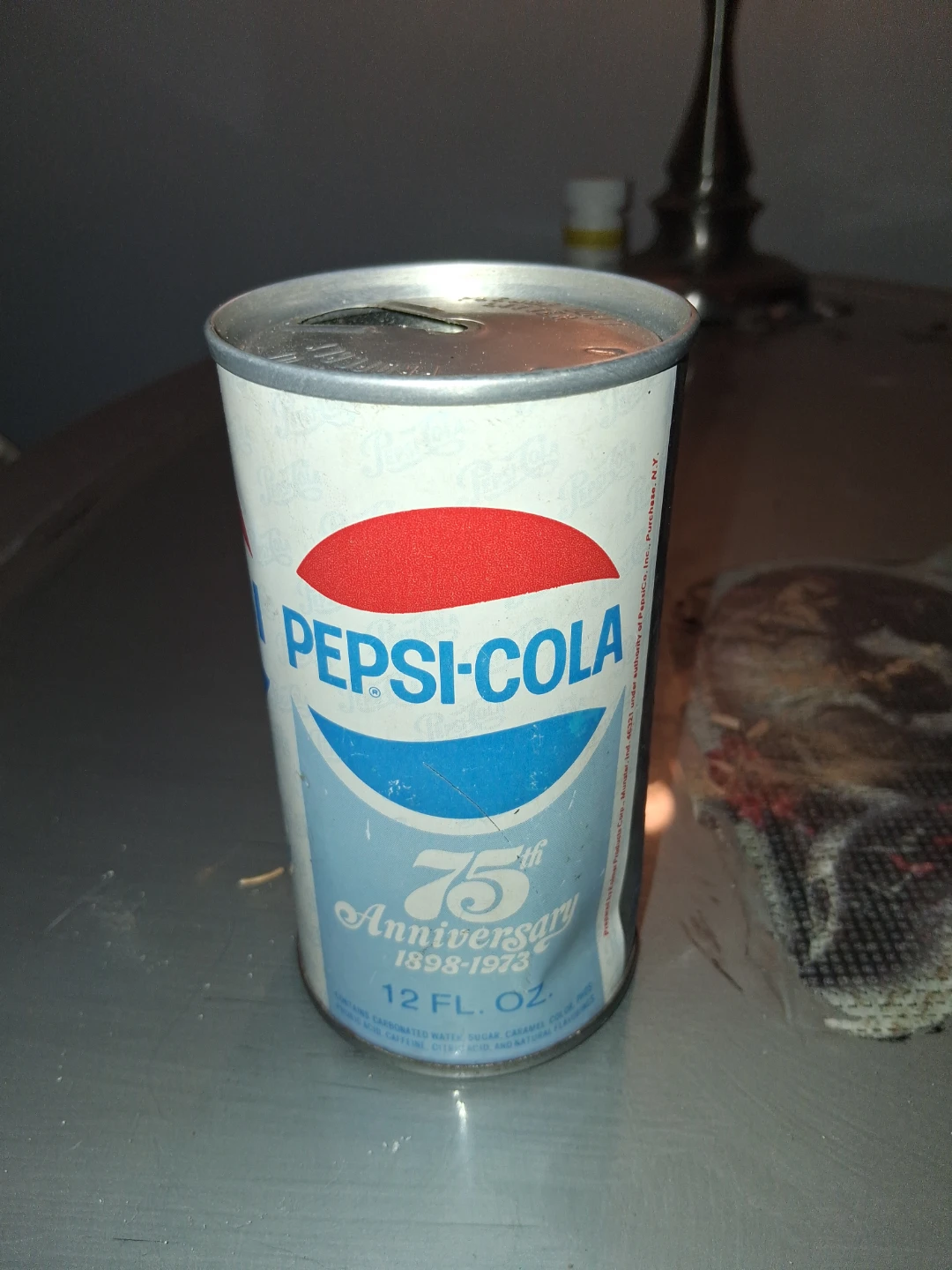 Vintage Pepsi-Cola 75th Anniversary 12oz Can 1973 - photo 3
