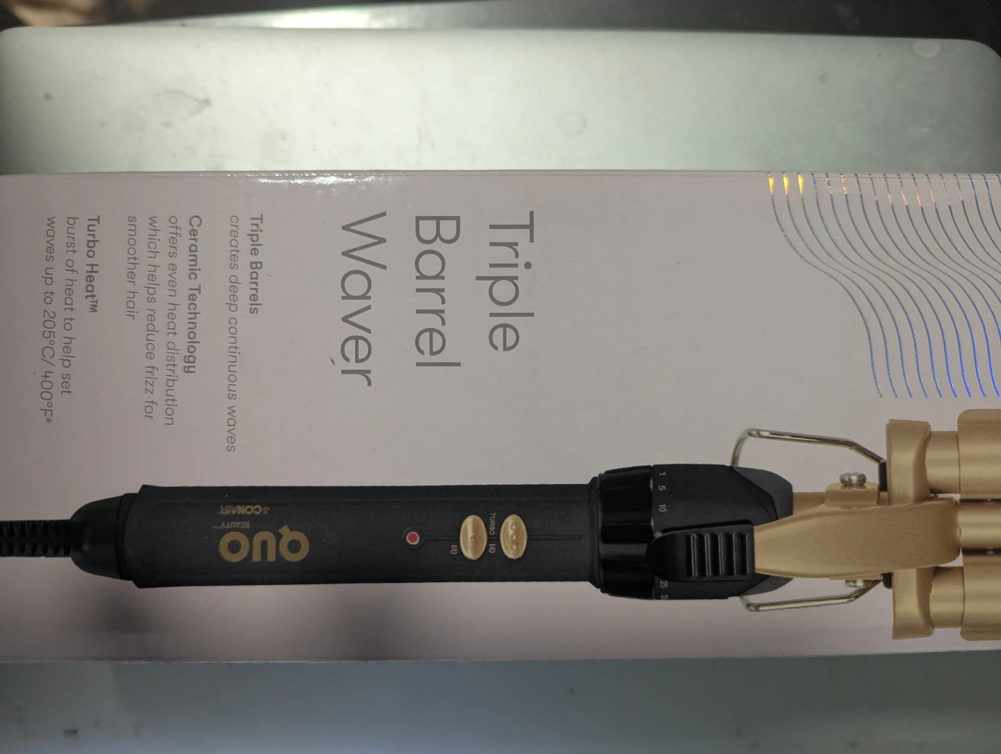 QUO Beauty Triple Barrel Waver Hair Curler