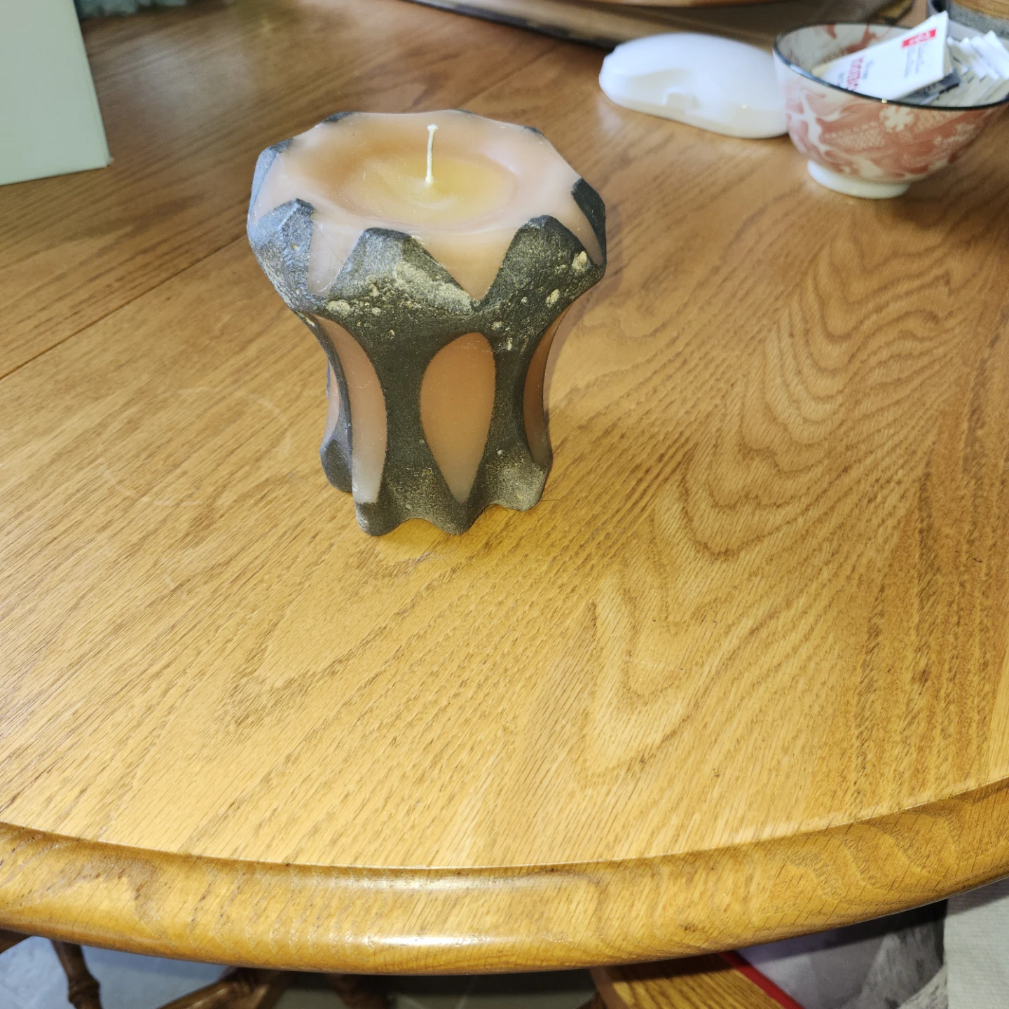 Vintage "Sandcast" Style Candle
