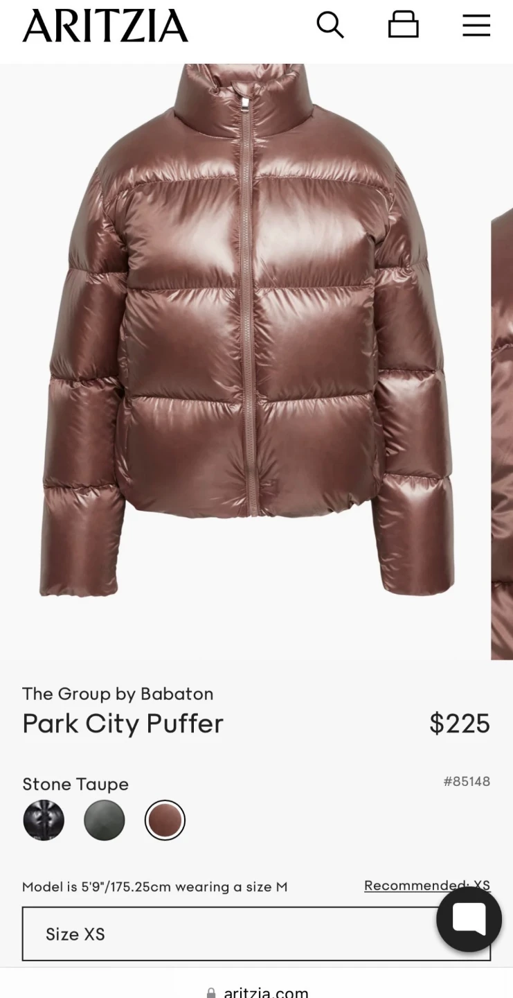 Babaton Park City Puffer Jacket XS