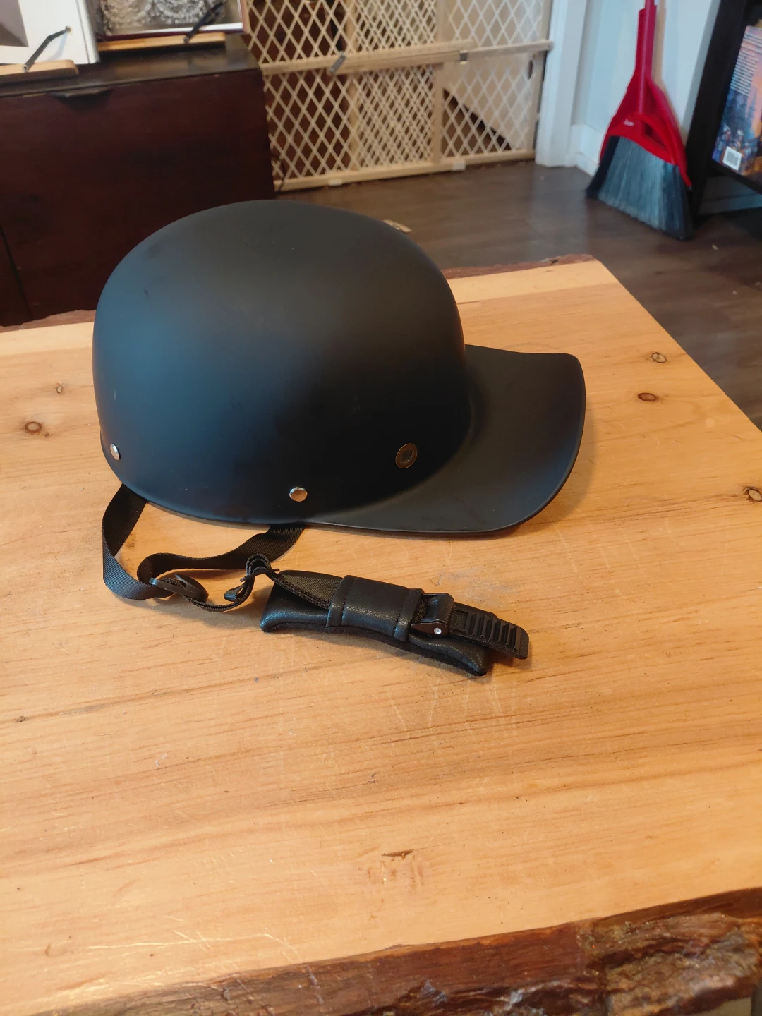 DOT Approved Motorcycle Helmet - Black, Size XL