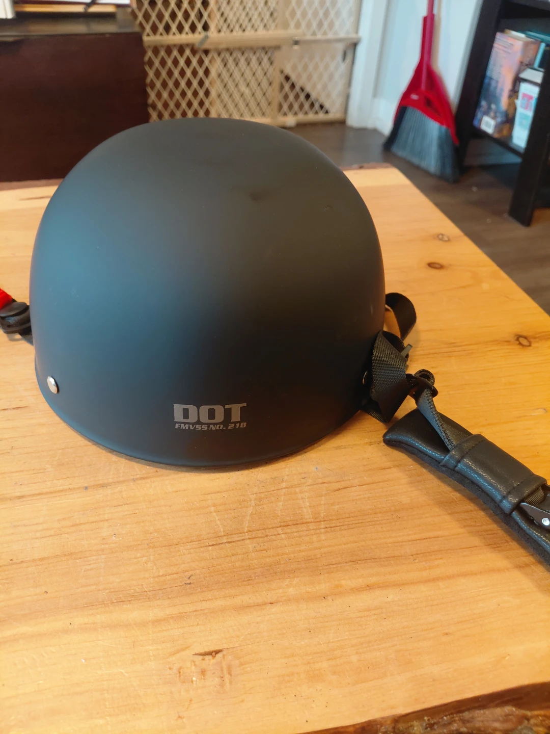 DOT Approved Motorcycle Helmet - Black, Size XL - photo 2