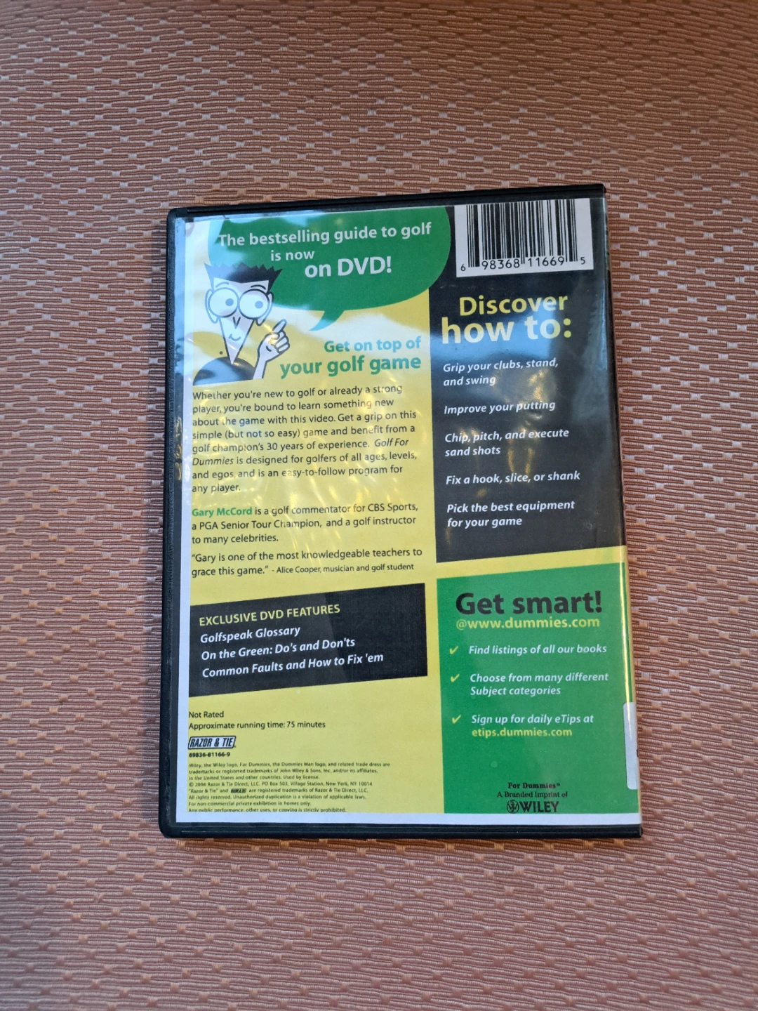 Golf For Dummies DVD - photo 2