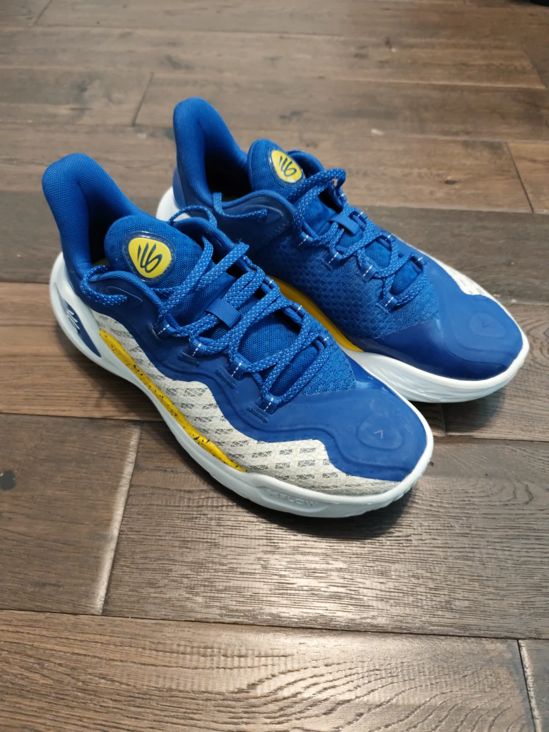 Under Armour Curry 11 Basketball Shoes Blue/Yellow