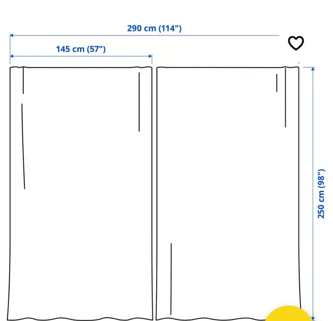 IKEA Blahuva Blackout Curtains - Gray - photo 3