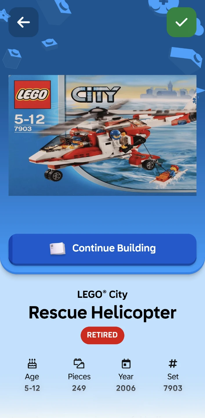 LEGO City Rescue Helicopter 7903 - photo 2