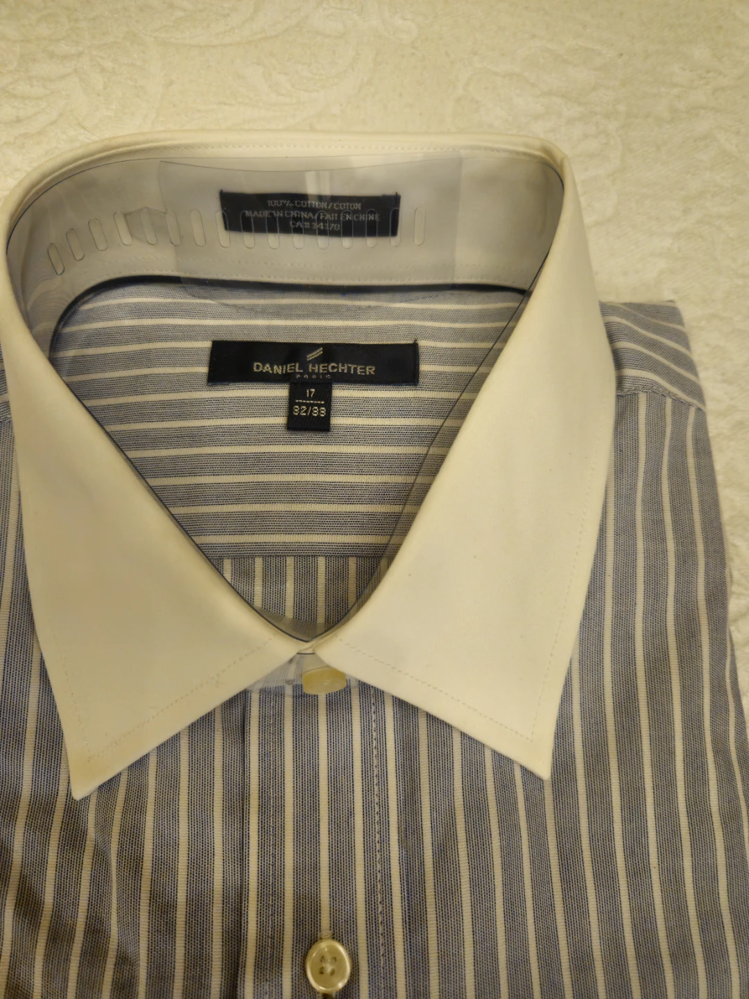 Daniel Hechter Men's Striped Dress Shirt - Size 17 - photo 2