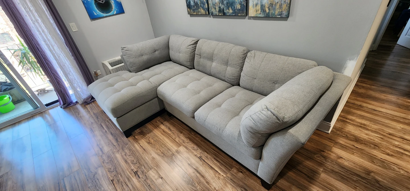 Gray Sectional Sofa - photo 3
