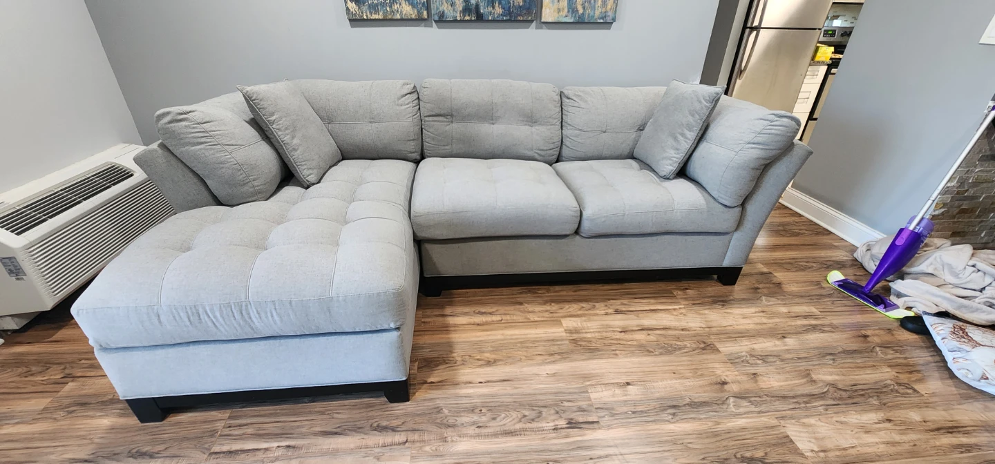 Gray Sectional Sofa - photo 5