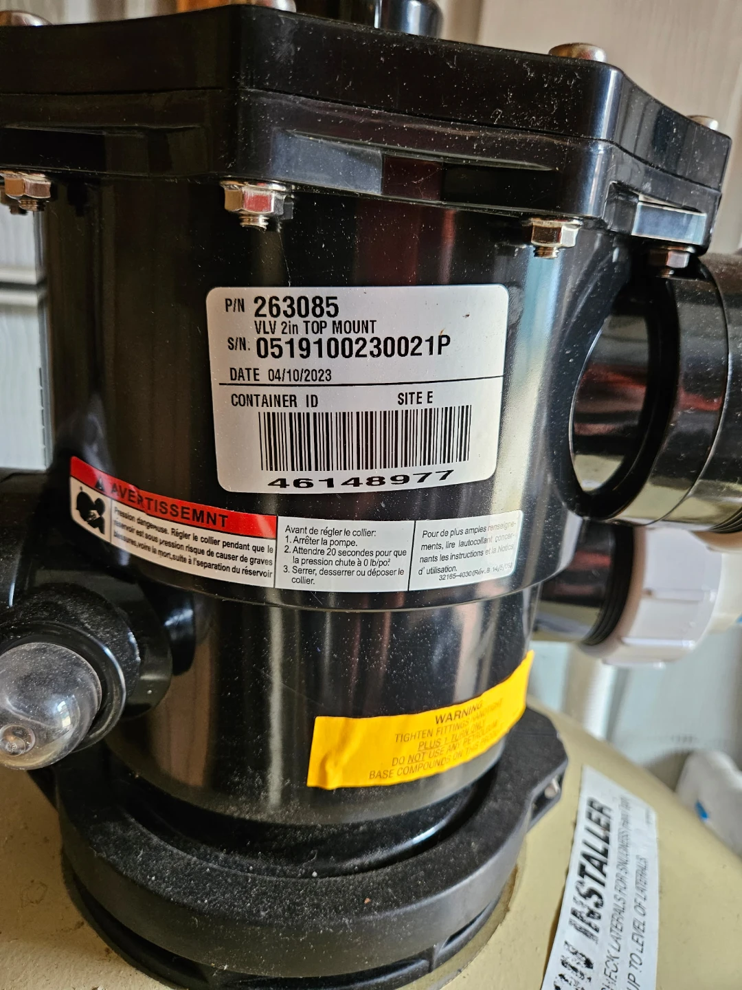 Pentair Pool Pump & Filter System