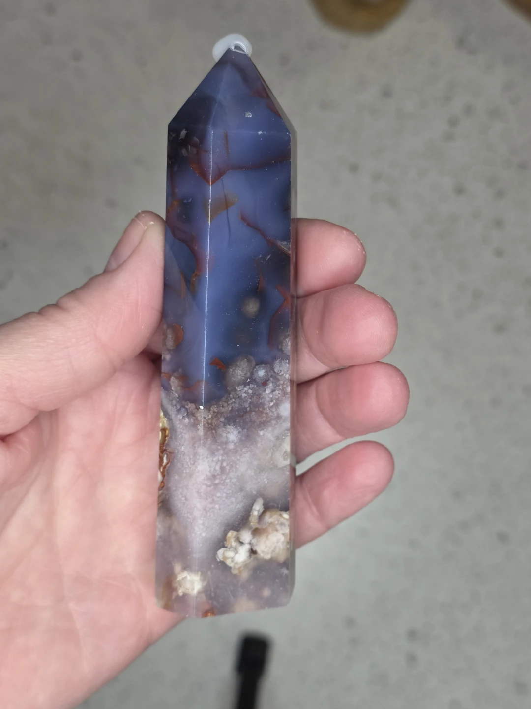 BLUE FLOWER AGATE Tower