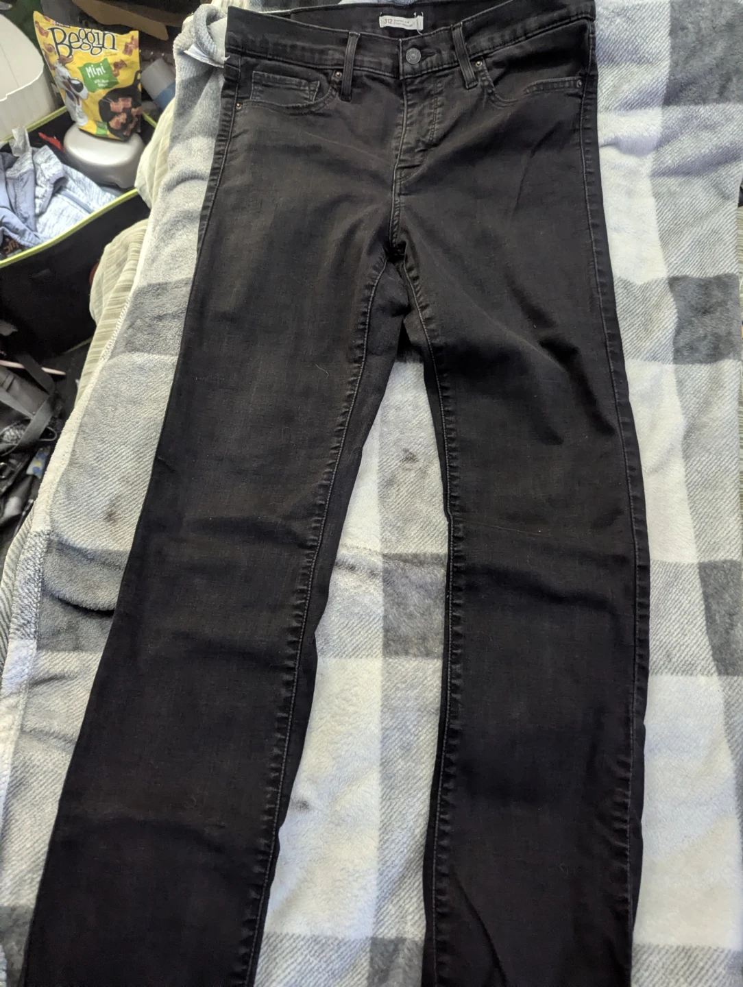 Levi's Black Shaping Slim Jeans - photo 5