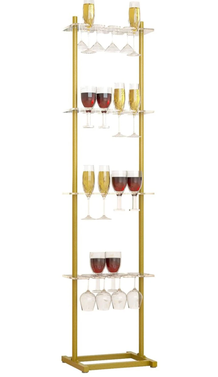Gold base Champagne Glass Holder