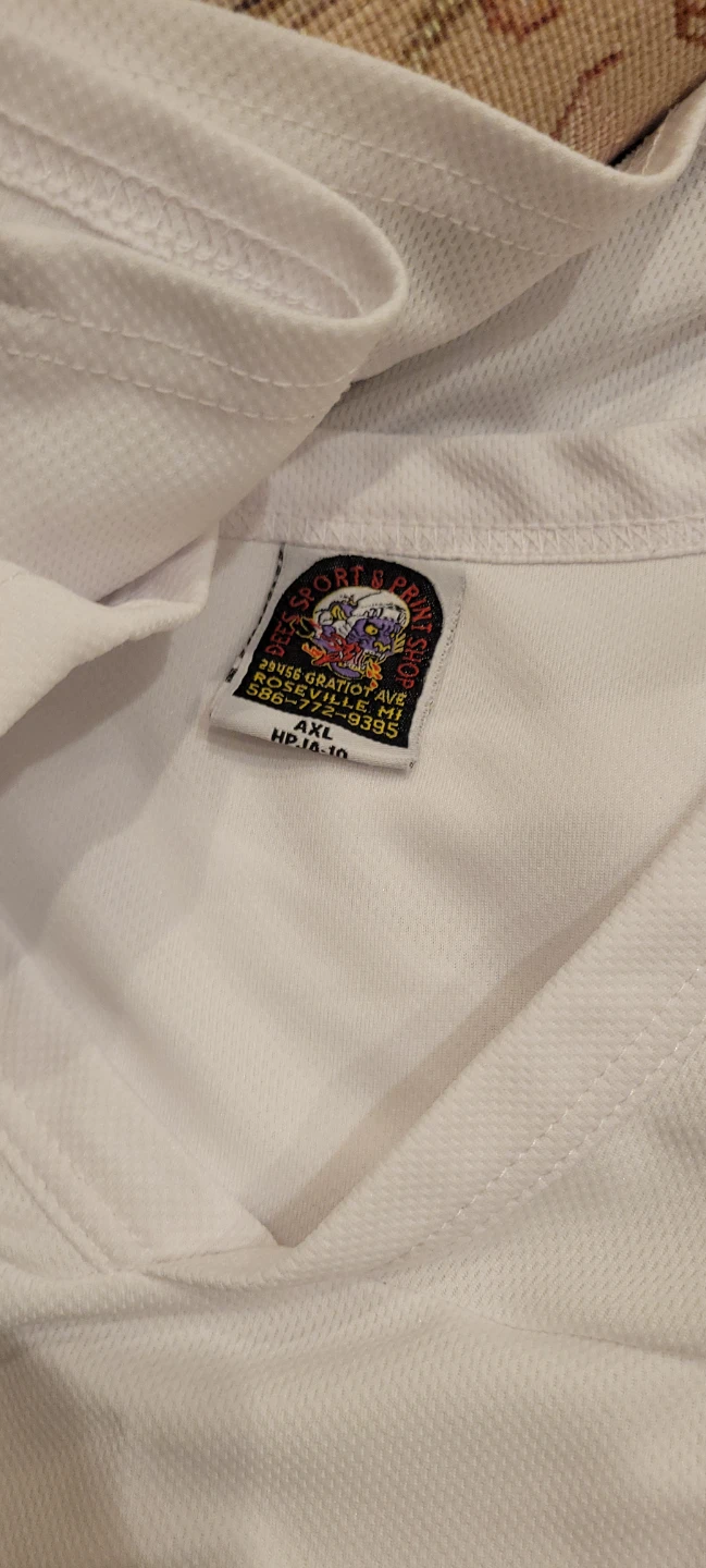 Troy 2XL Polyester T-Shirts - White & Yellow - photo 3