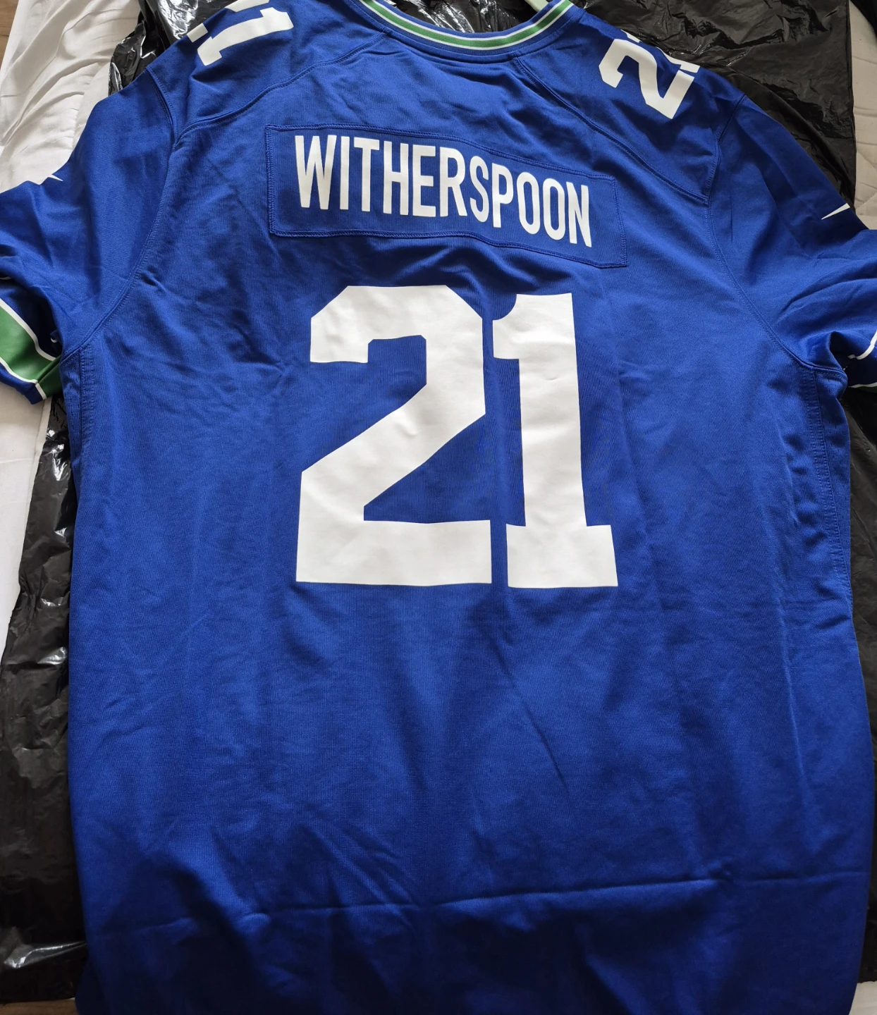 Men's Nike Devon Witherspoon Royal Seattle Seahawks Throwback - photo 2