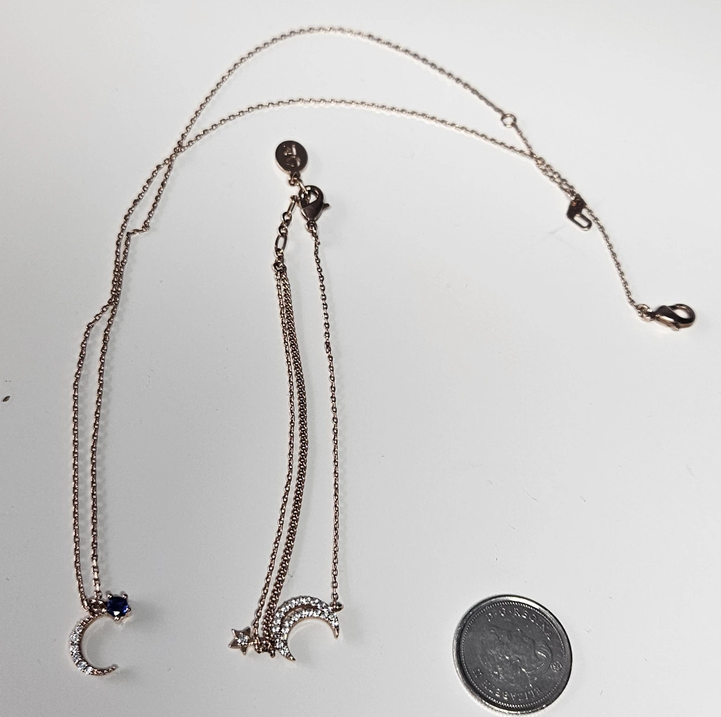 Charming Crescent Moon Jewelry Set - photo 3