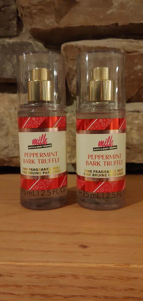 Discontinued Bath and Body Works Peppermint Bark Truffle mist