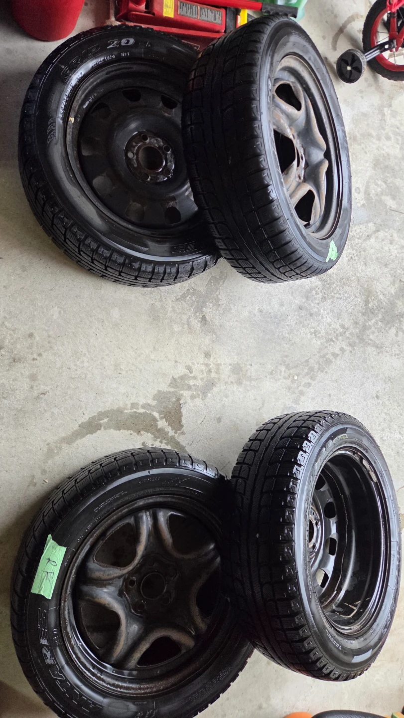 Set of 4 Tires and Rims - 225/55R17