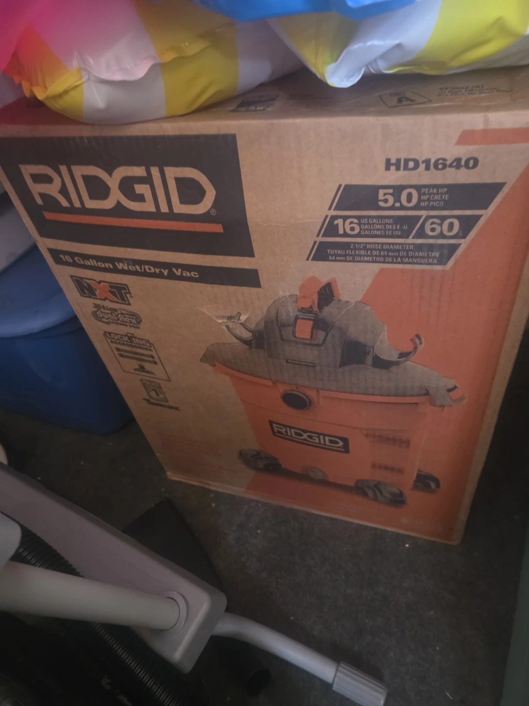 RIDGID 16 Gallon Wet/Dry Vac HD1640