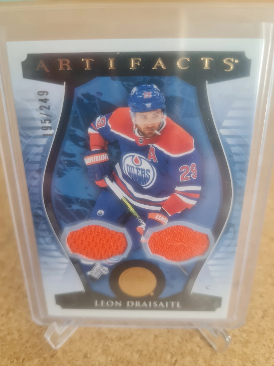 2021-22 Artifacts Leon Draisaitl Jersey Card 195/249